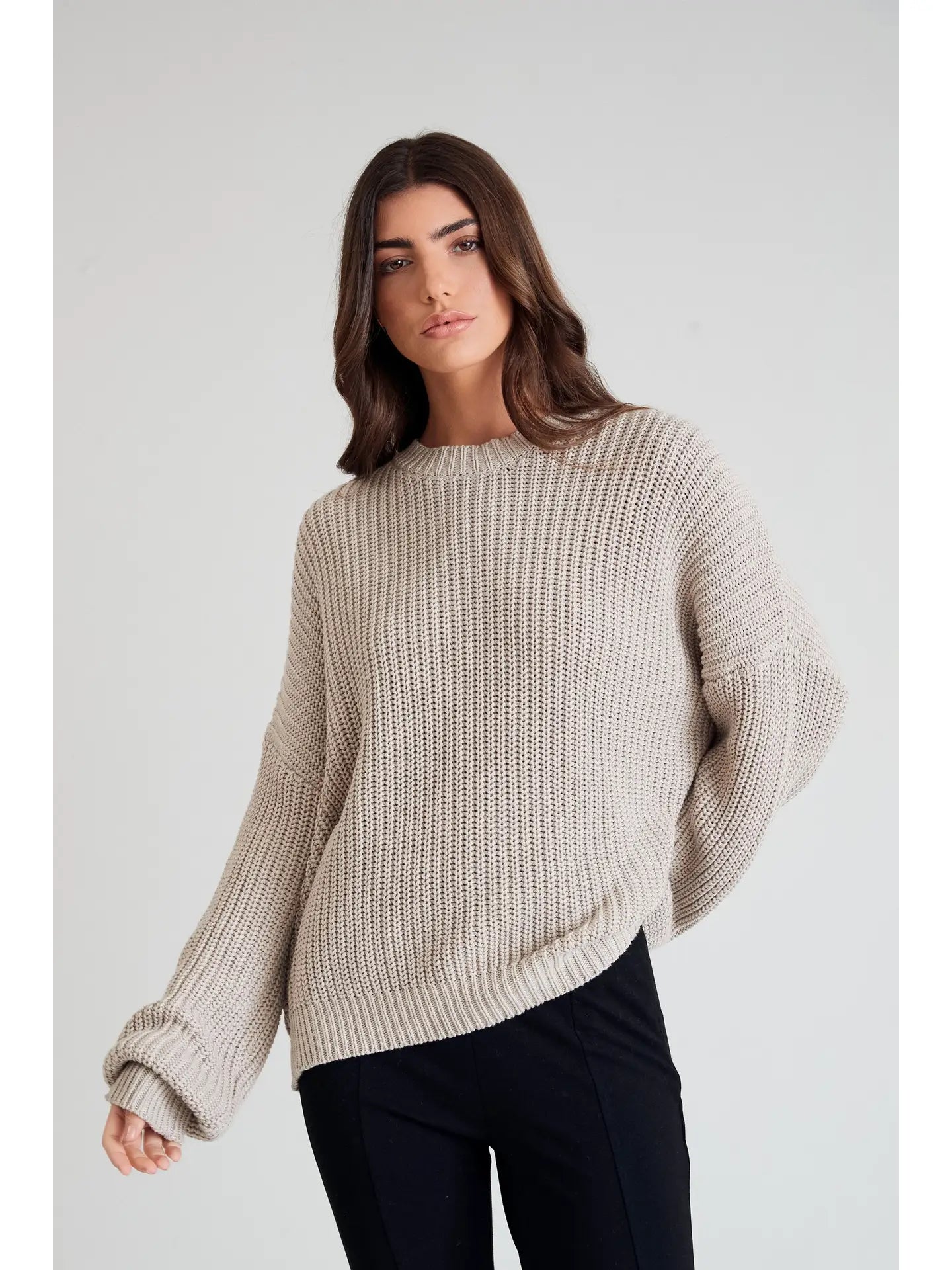 Lucy Chunky Knit/ Shell