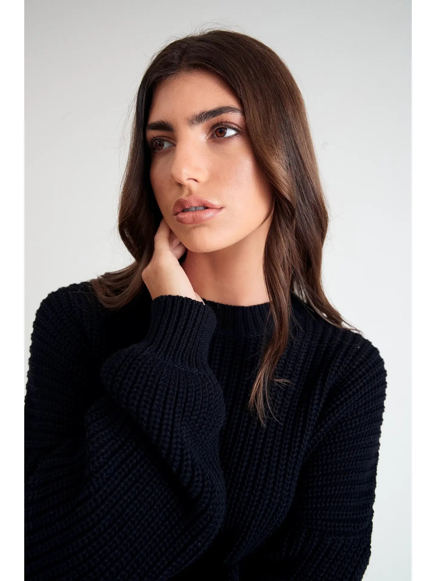 Lucy Chunky Knit/ Black