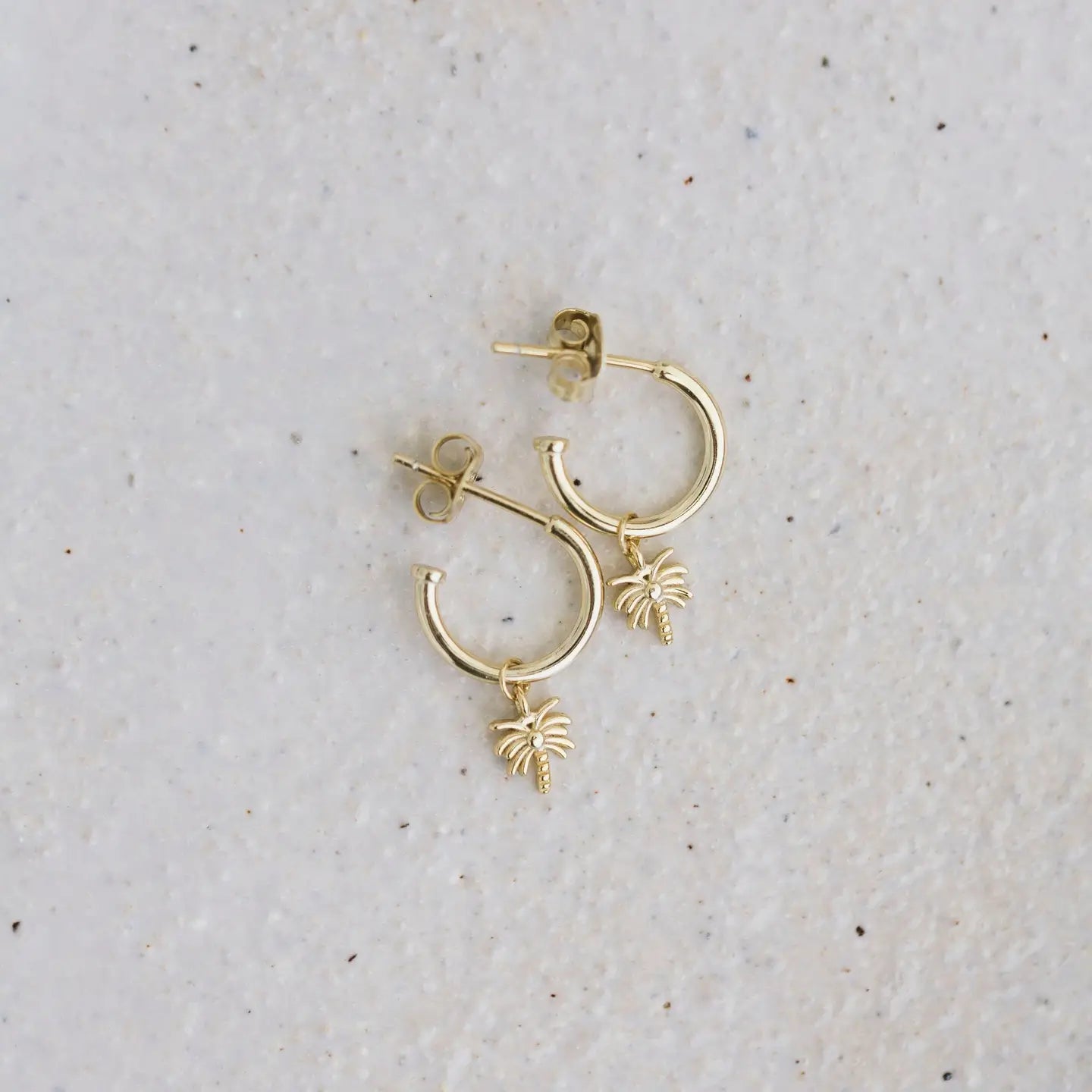 Golden Palm Earrings