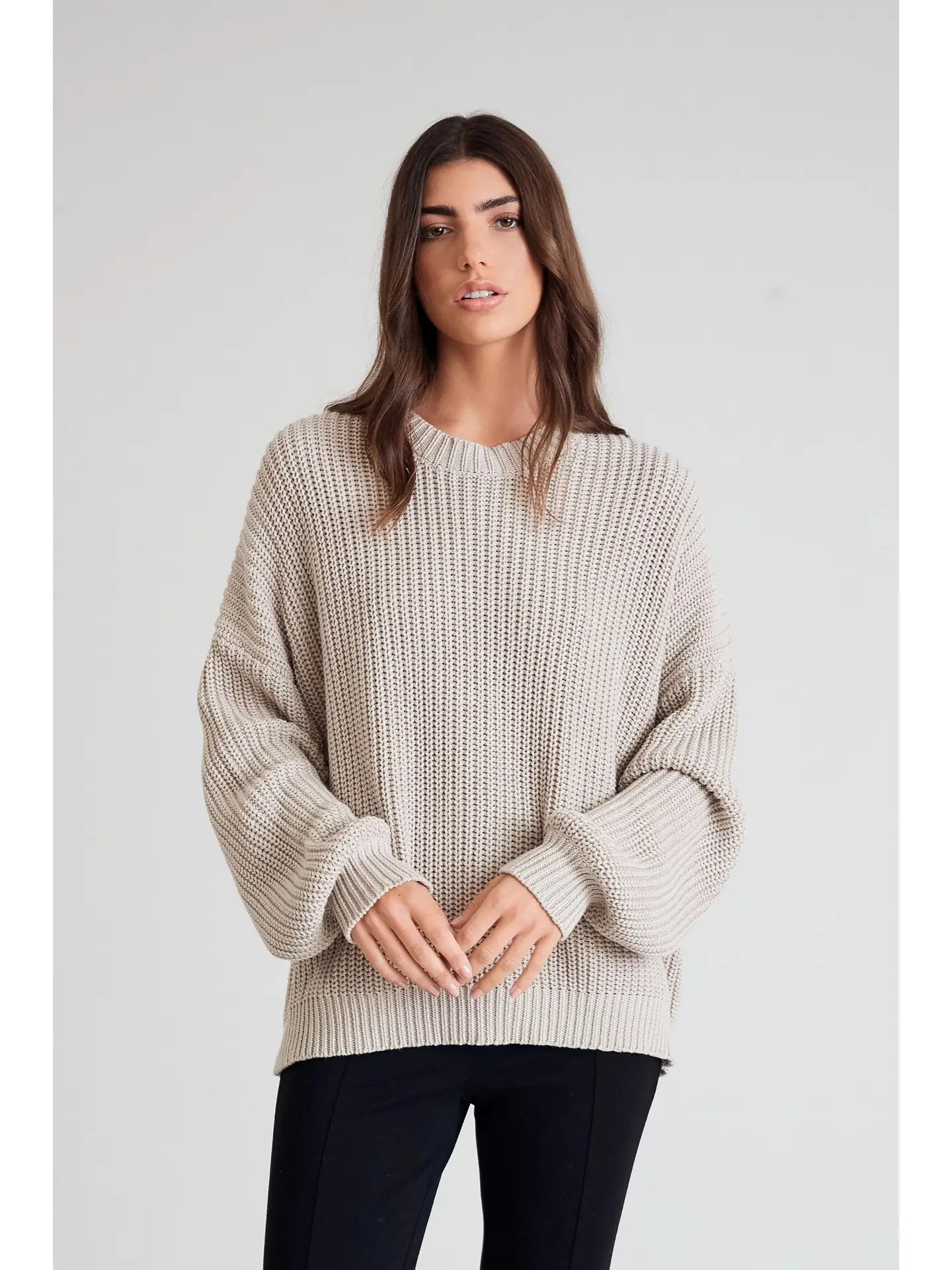 Lucy Chunky Knit/ Shell