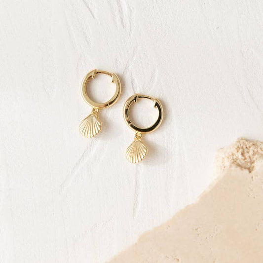 Golden Shell Earrings