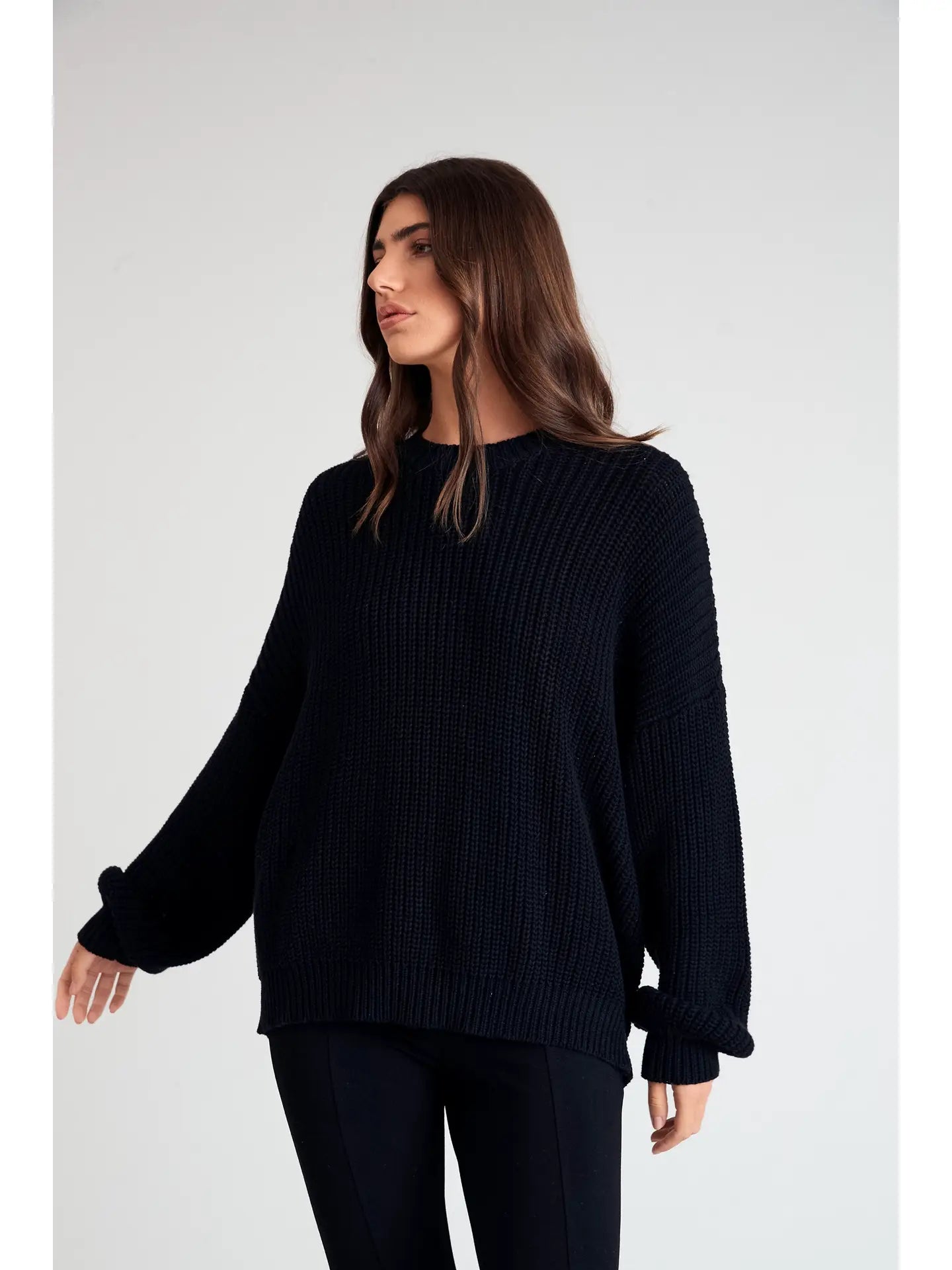 Lucy Chunky Knit/ Black