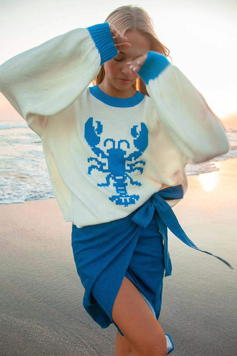 LOBSTER CREW SWEATER