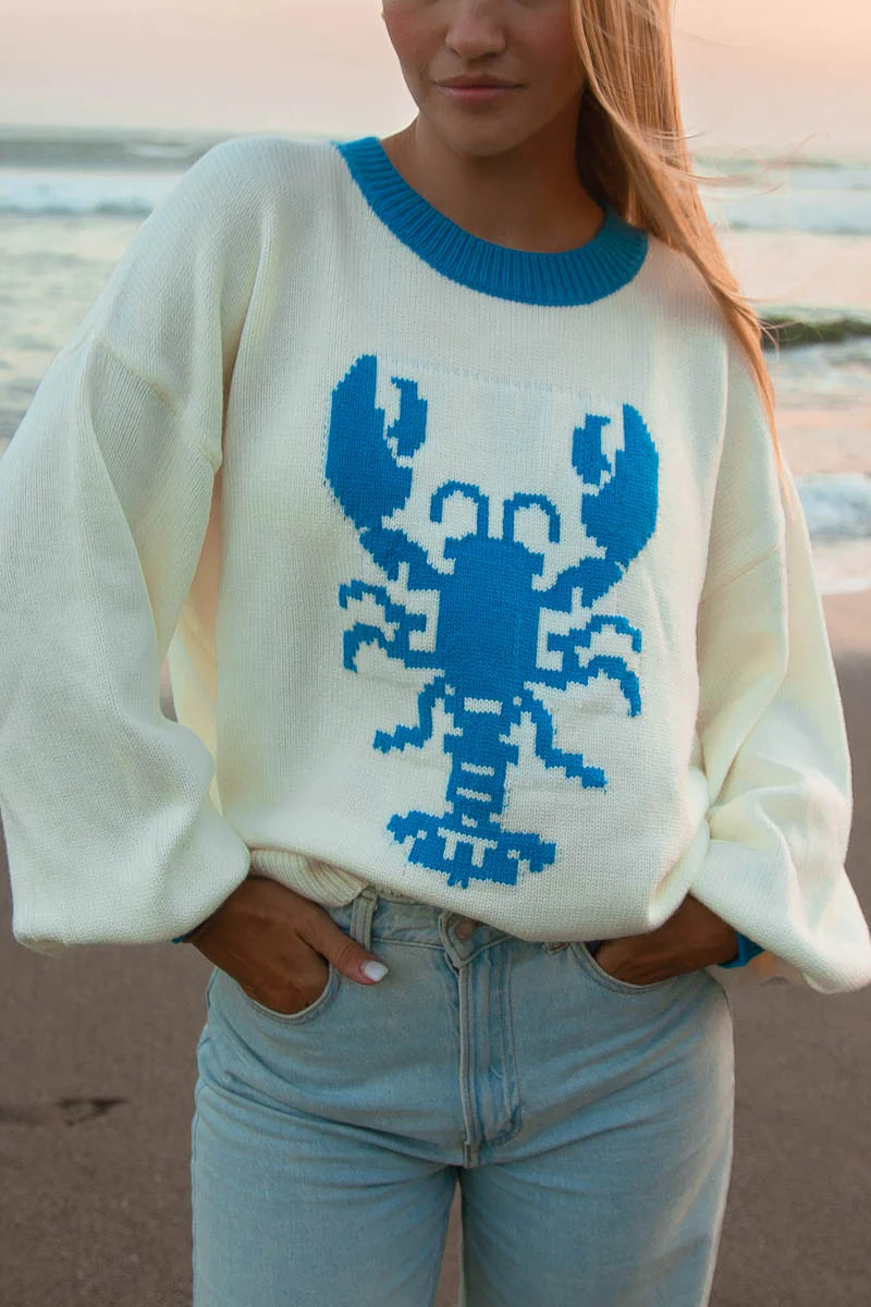 LOBSTER CREW SWEATER