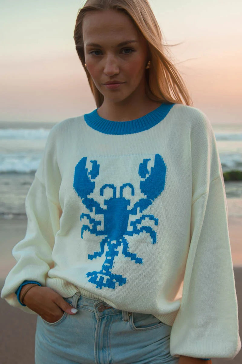 LOBSTER CREW SWEATER