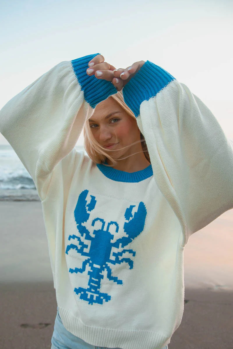 LOBSTER CREW SWEATER