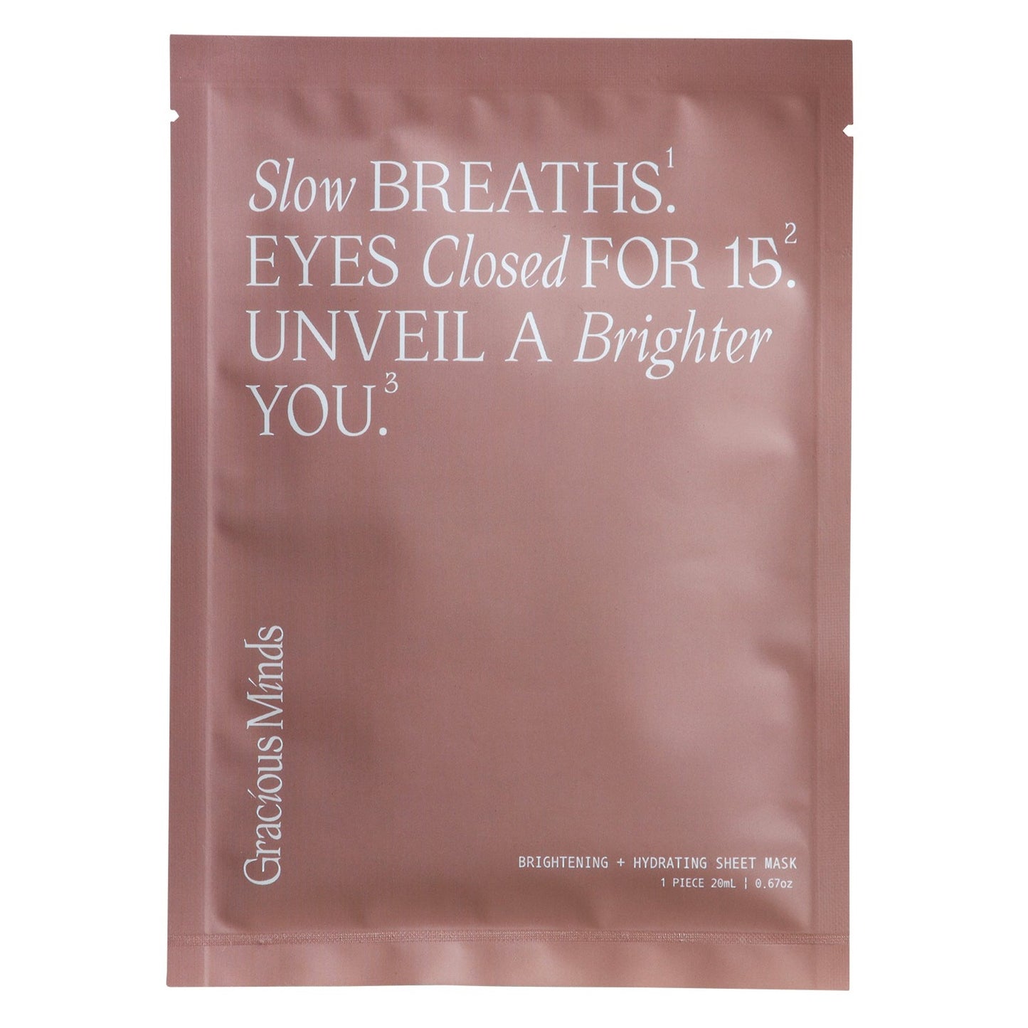 Bright Unveil - Sheet Mask