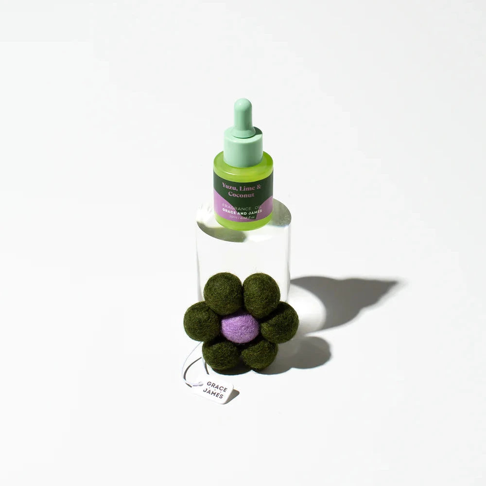 Yuzu, Lime & Coconut Felt Air Freshener