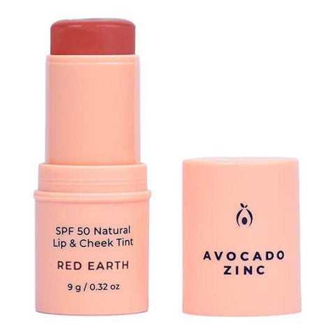 SPF 50 Natural Lip & Cheek Tint - Red Earth