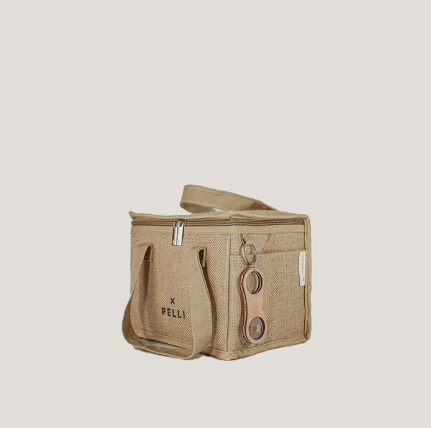 Lunch Squared Jute Bag - Natural