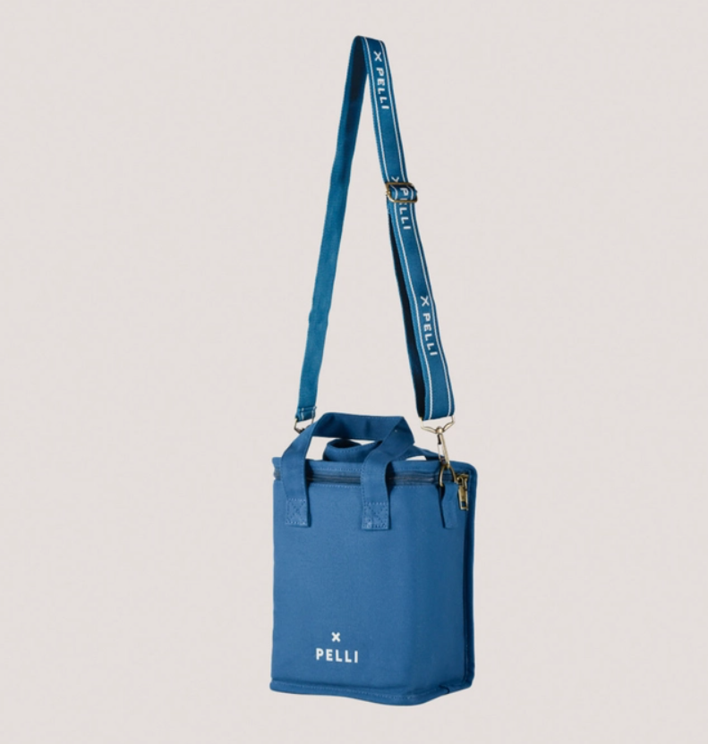 Outside of the Box Cask - Wine Cask Cooler Bag - Dark Teal Blue