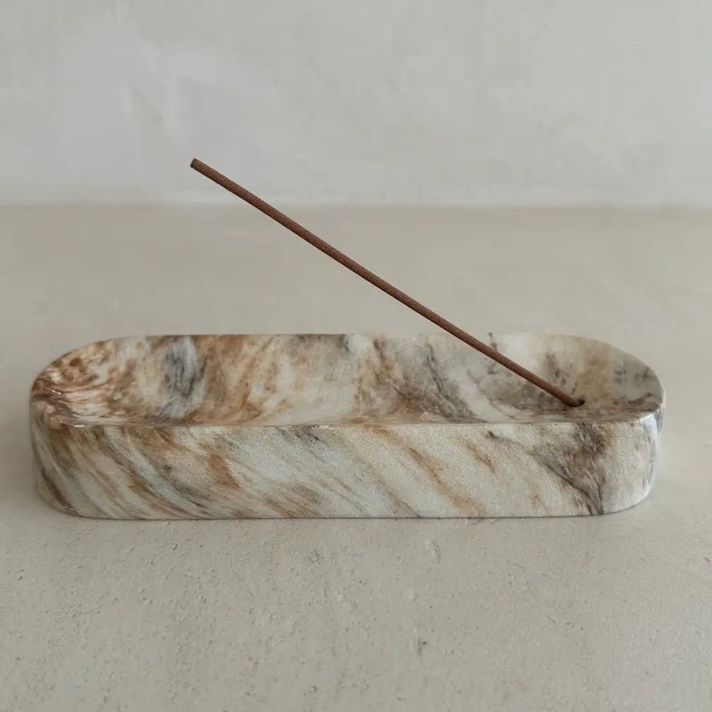 Ceramic Incense Holder - Tiger Eye